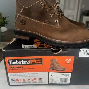 New Timberland Pro Women's Hightower 6" Alloy Toe Waterproof Work Boot